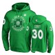 Hombres Golden State Warriors Stephen Curry Green St. Patrick's Day Sudadera con capucha