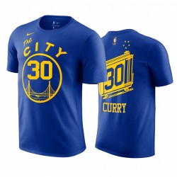 Stephen Curry 2020-21 Warriors # 30 Classic Edition Camiseta Royal