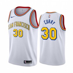 Golden State Warriors Stephen Curry Blanco Classic Edition Camisetas