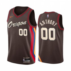 Carmelo Anthony Portland Trail Blazers Chocolate City Edition Oregon 2020-21 Camisetas
