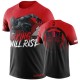 Portland Trail Blazers Damian Lillard Red Marvel Wakanda Forever T-shirt