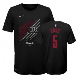 Rodney Hood Portland Trail Blazers 2019 NBA Playoffs Bound Camiseta - Juventud