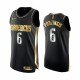 Kristaps Porzingis Dallas Mavericks 2020-21 Black Golden Edition Camisetas Authentic Limited